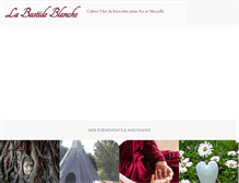 Tablet Screenshot of la-bastide-blanche.com